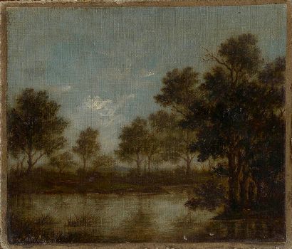 null Hector ALLEMAND (1809-1886)

Paysage à l’étang

Huile sur toile collée sur carton,...