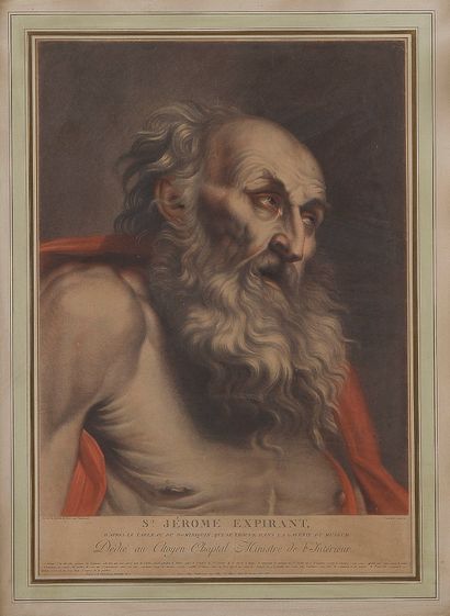 null Pierre Charles COQUERET (1761-1832)

Saint Jérôme expirant, d’après une peinture...
