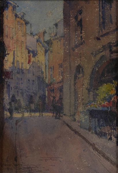 null Joanny DREVET (1889-1969)

Vieux Lyon

Aquarelle, signée et titrée en bas à...