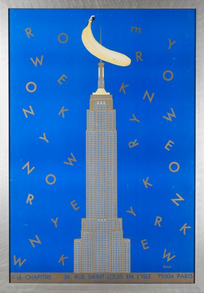 null "Le Chapitre", Chrysler Building, New York
Affiche Offset
A vue : 90 x 60 cm
(Encadrée...