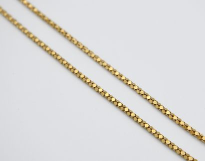 Necklace in 18K yellow gold (750 thousandths)...