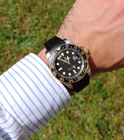 null 69510 ROLEX GMT MASTER II.
Montre bracelet homme Oyster, Perpetual date, or...
