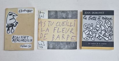 null [Jean DUBUFFET]
Collection of three (3) publications by or about Jean DUBUFFET...