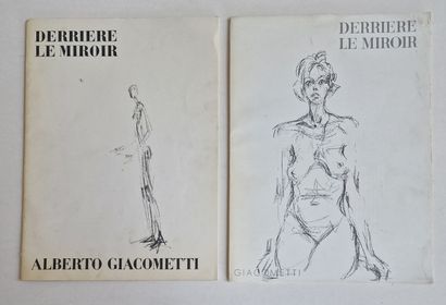 null Alberto GIACOMETTI (1901-1955)
Two (2) issues of Derrière le Miroir, published...