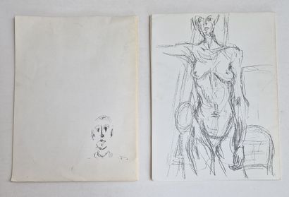 null Alberto GIACOMETTI (1901-1955)
Two (2) issues of Derrière le Miroir, published...