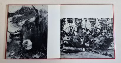 null Lucien CLERGUE (1934-2014) 
Toros muertos
Paris, Editec, 1963
E.O. Red cloth...