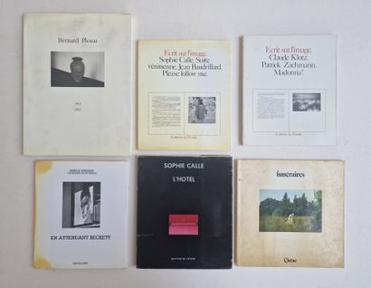 null French photography 1980-1990 
Collection of six (6) books illustrated with photography.
-Bernard...