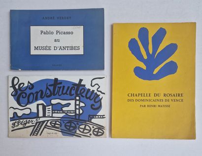 null Modern Art [PICASSO, LÉGER, MATISSE]
Reunion of three (3) publications from...