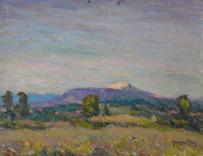 Adolphe REY (1863-1944)
Le Mont Blanc, vu...