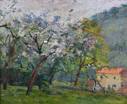 Adolphe REY (1863-1944)
Arbres en fleurs...