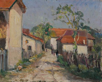 Adolphe REY (1863-1944)
Village du Dauphiné
Huile...