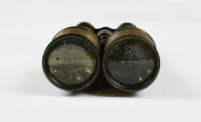 null Pair of brass marine binoculars from the Armes et Cycles de Saint Etienne factory
Early...