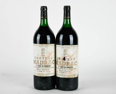 null CHÂTEAU MADRAC.
Vintage 1990. 
Two magnums, HE, EA.