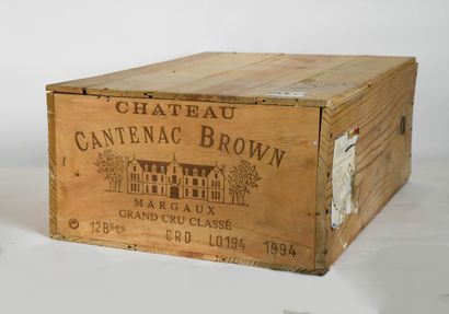 null CHATEAU CANTENAC BROWN
Vintage: 1994.
12 bottles, CBO (unopened)