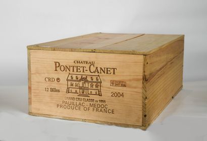 null CHATEAU PONTET-CANET
Vintage: 2004 
12 bottles, CBO (unopened)