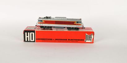 null JOUEF. 
BB 15006 SNCF electric locomotive, red, silver and orange. 
Reference...