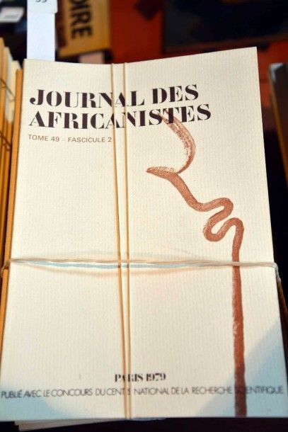 JOURNAL DES AFRICANISTES (Revue) 1970-1 et 2, 1971-1 et 2, 1972-1 et 2, 1973-1 et...