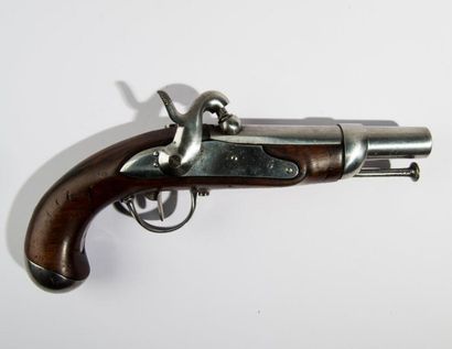 null Pistolet de gendarmerie modèle 1842 à percussion. Platine «Manufacture Royale...
