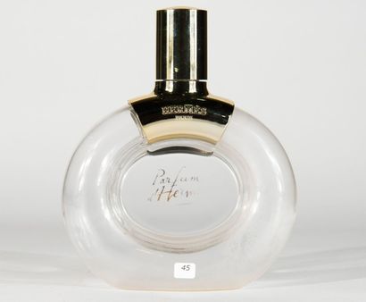 HERMES Parfum d'Hermès, flacon factice vide. 30x24 cm