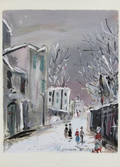 VERTEX (Jean) Le village inspiré. Chronique de la vie de Bohème de Montmartre (1920-1950)....