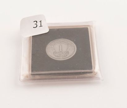 null Pièce 1 FF en métal, 1943