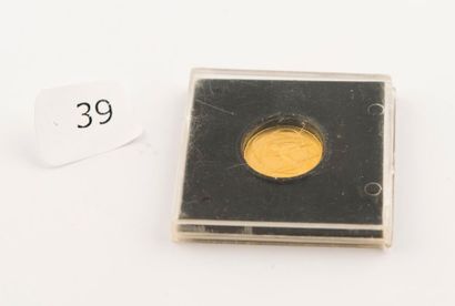 null Médaille or, JO Grenoble 1968, poids: 1,8 g
