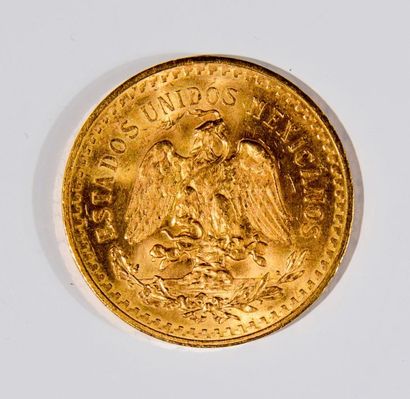 null Pièce or 50 pesos, Mexique. 37,5 gr oro puro. Marquée sur la tranche Libertad...