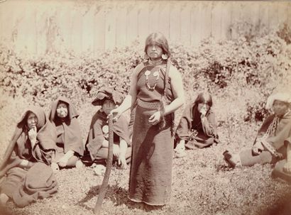 null ENSEMBLE EXCEPTIONNEL DE 46 PHOTOGRAPHIES prises au Chili entre 1890 et 1910,...