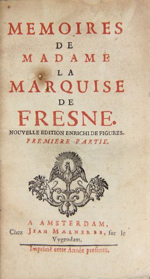 null [COURTILZ DE SANDRAS]. Mémoires de Madame la Marquise de Fresne. Nouvelle édition...