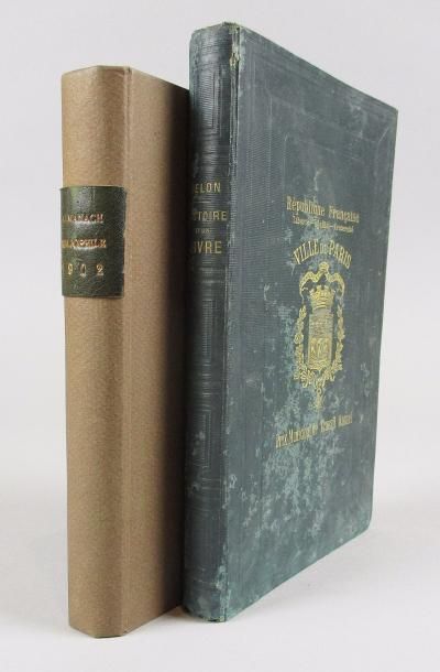 null ALMANACH DU BIBLIOPHILE pour l'année 1902.
Paris, Pelletan, 1904. In-8 de 284...