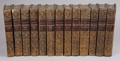 BUFFON (Comte de) 
Histoire naturelle. Paris, Imprimerie Royale, 1769-1770. 13 volumes...