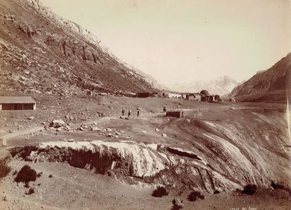 null CHILI. ENSEMBLE EXCEPTIONNEL DE 46 PHOTOGRAPHIES prises au Chili entre 1890...