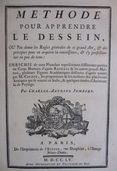 JOMBERT (Ch.-A.) 
Méthode pour apprendre le dessin, où l'on donne les règles générales...