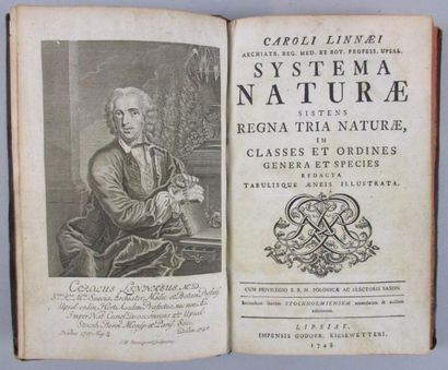 LINNEUS (Carl) 
Systema Naturæ sistens Regna tria naturæ, in classes et ordines genera...