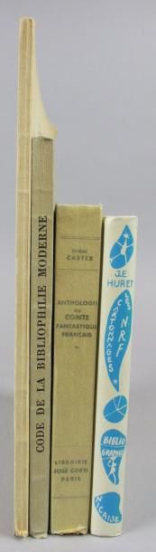 HURET (J.E) 
Les cartonnages NRF. Bibliographie. Paris, Nicaise, 1997. In-12 relié...