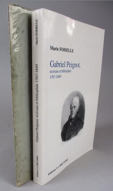 (PEIGNOT). JACOB (P.L.) 
Les Manuscrits de Gabriel Peignot. Paris, Auguste Aubry,...