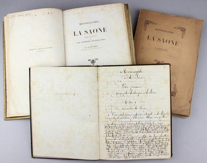 VALENTIN-SMITH (J.E.) Monographie de la Saône, précédée d'une dissertation sur les...