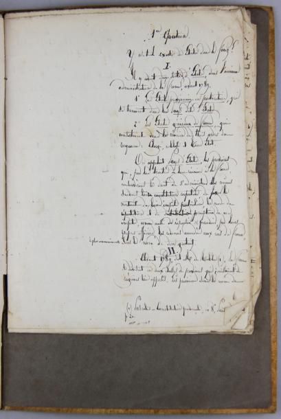 null [LOIRE - FOREZ - MANUSCRITS]. De l'Allen et des fiefs de Dombes -
Notes pour...