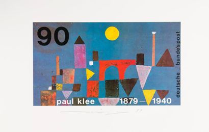 Almir MAVIGNIER DA SILVA (1925) Paul Klee 1879-1940. Deutsche Bundespost. Tirage...