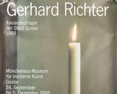 Gerhard RICHTER (1932) Kaisserringträger der Stadt Goslar, 1988. Affiche d'exposition...