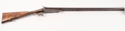 null Fusil de chasse à broche VERNEY CARON à St etienne deux coups calibre16.
Platines...