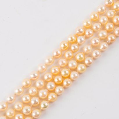 null Collier sautoir en perles baroques. L: 168 cm env