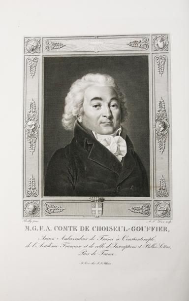 CHOISEUL-GOUFFIER (Comte de) VOYAGE PITTORESQUE DE LA GRECE.
Paris, J. J. Blaise,...