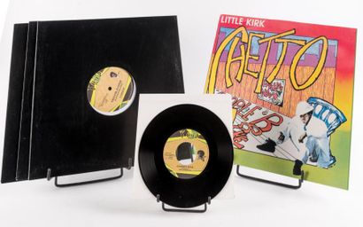 null Lot de 4 disques 33t et 1 disque 45t "Ina Didgital Time" du label Livity Reggae...