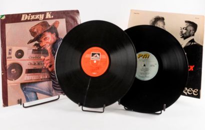 null Lot de 2 disques 33t de musique "Nigeria Boogie" comprenant 33t Dizzy K - Sweet...