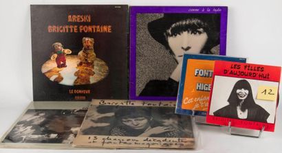 null Lot de 4 disques 33t et 2 disques 45t SP de Brigitte Fontaine comprenant 33t...