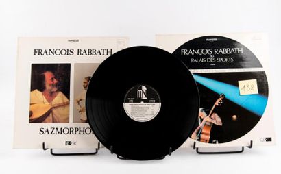 null Lot de 2 disques 33t de musique expérimentale de François Rabbath comprenant...