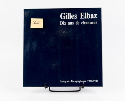null 1 discographie de 3 disques 33t de Gilles Elbaz - 10 ans de Chansons - Intégrale...