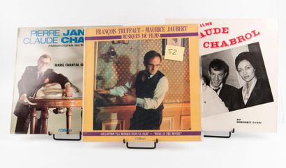 null Lot de 3 disques 33t de bandes originales de films par Zardi, Jaubert et Jansen...
