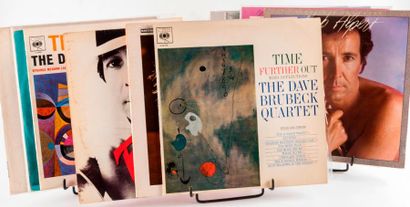 null Lot de 10 disques 33t de musique Jazz comprenant 33t The Dave Brubeck Quartet...
